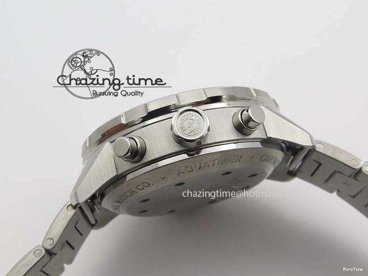 MIROTIME 0404 Versatile Aquatimer Chrono IW376803 V6F 1:1 Best Edition White Dial On SS Bracelet A 7359